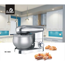 Novo Design 1300W Stand Mixer Machine Alimentos Mistor de suporte de suporte de plástico por mixers por fábrica